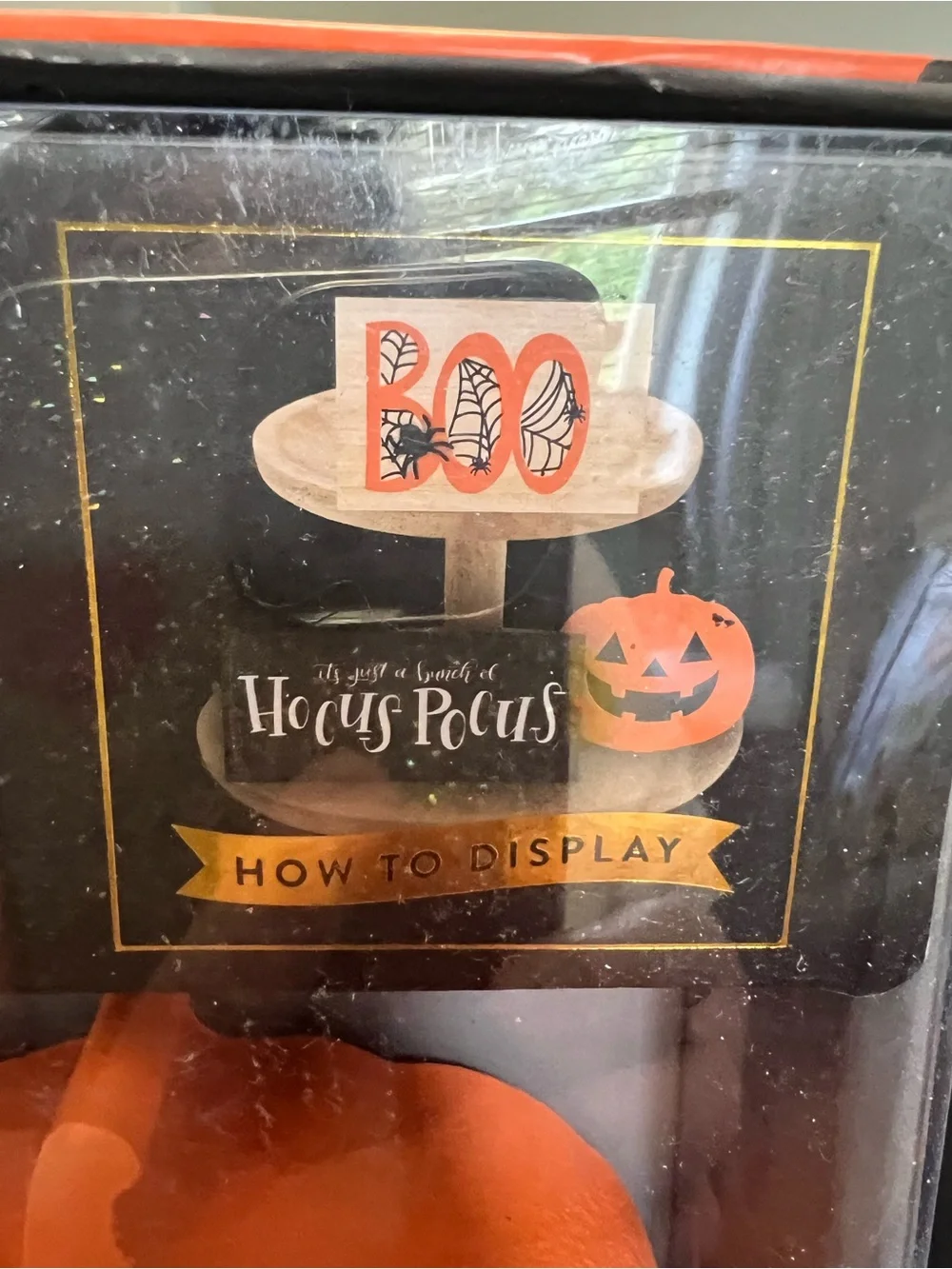 Hocus Pocus Orange Pumpkin Halloween Decor Set by